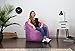 Big Joe Lumin SmartMax Fabric Chair, Fuchsia