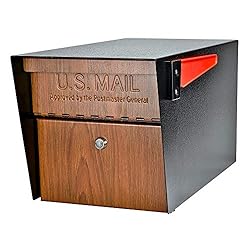 Mail Boss Curbside, Wood Grain 7510 Mail Manager