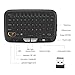 EVANPO E3 Wireless Keyboard and Touchpad Mouse Combo, 2.4GHz Mini Keyboard with Full Panel Touchpad Mouse Remote for Android TV Box, HTPC, IPTV, PC, Laptop, PS3, Xbox 360, Smart TV and More