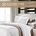 King Size Bed Pillows for Sleeping - KURNPHY NOAH Premium White Fluffy King Pillows Set - Super Soft Pillow Relief Neck Pain Anti-mite & Hypoallergenic Side Sleepers Easy Care (2 Pack)