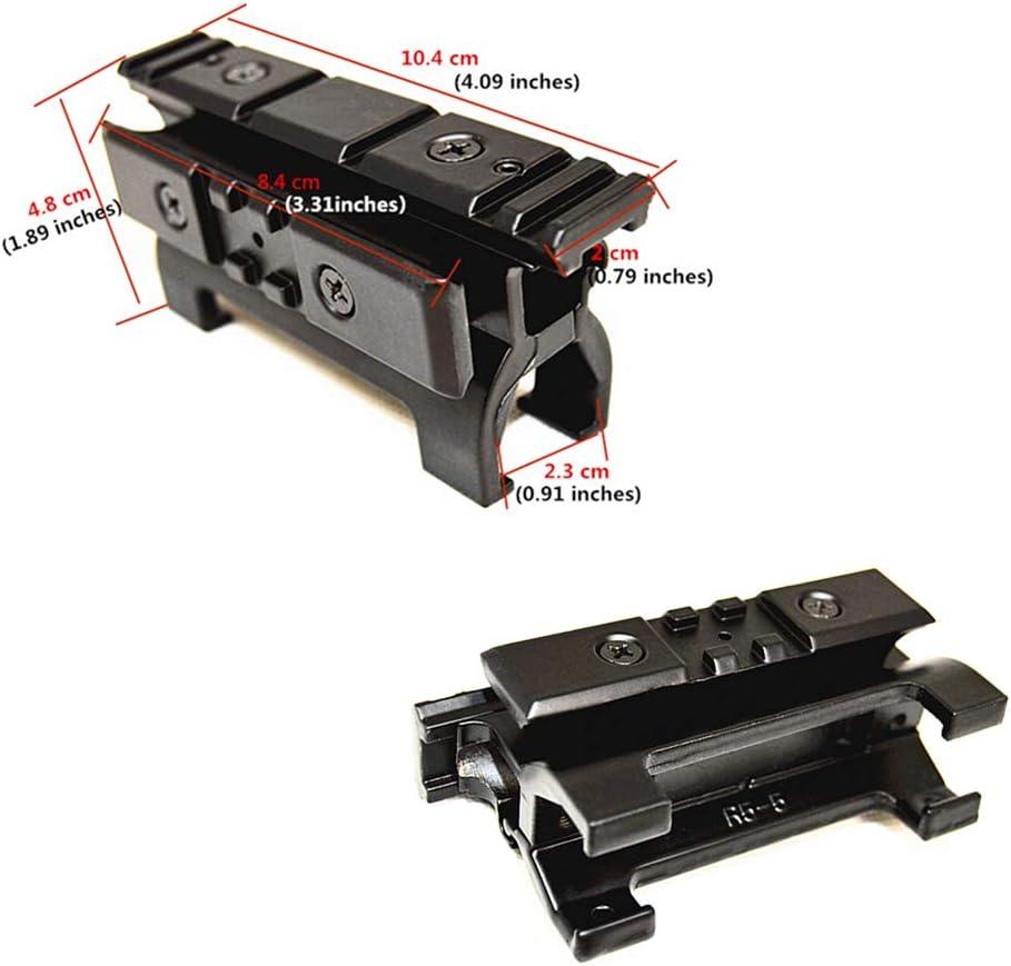 HWZ Tactical 20mm Weaver QD Scope Mount for PSG-1 MP5 G3
