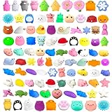 100Pcs Mochi Squishy Toys Kawaii Mini Animals