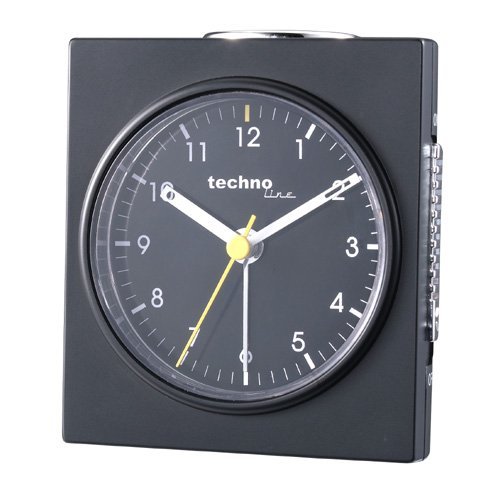 techno linetechnoline Geneva Q Quartz Clock, Black