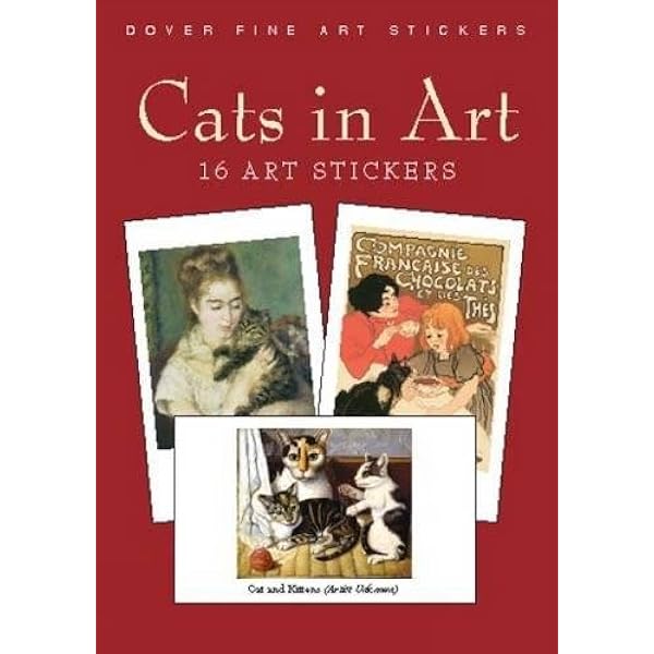 Cats In Art 16 Art Stickers Dover Art Stickers Grafton Carol Belanger 9780486427737 Amazon Com Books