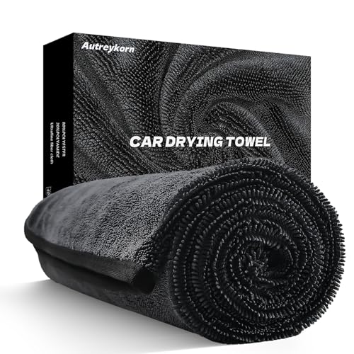Autreykorn XXL Car Microfibre Cloth (90 x 60 cm) 700 GSM Ultra Absorbent Microfibre, Fast Drying without Streaks, Perfect for Car, Motorcycle, Boat and Vehicle Detailing