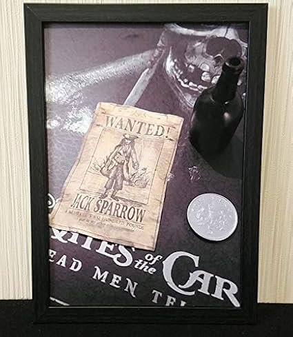 Amazon Co Jp パイレーツ オブ カリビアン インテリア オマージュ パロディ ポップアート ポスター 額付き ホビー