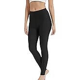Tesuwel Womens Swim Pants Long Surf Water Swimming Leggings Sun Protection UV Leggings Rash Guard Swim Tights Fast Dry