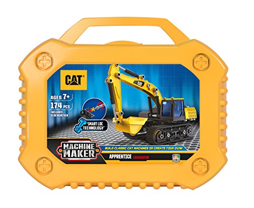 Toy State Caterpillar CAT Machine Maker Apprentice Excavator Construction Building Vehicle