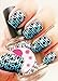 CICI&SISI Acrylic Nail Art Stamping Plates Set Jumbo 1- Set of 6 Pieces JUMBO Nail Polish Stamping Manicure Kit