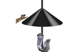 19In Squirrel Baffle Bird Feeder Pole Proof Bafflewide Guard Stopper for Outdoor Poles or Outside Shepherd Hooks Save Houses 