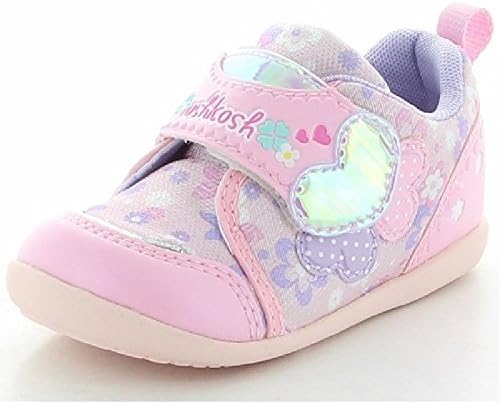 Amazon ムーンスター ベビーシューズ 女の子 子ども Oshkosh オシュコシュ スニーカー 花柄 子供靴 12 0 14 5cm ハート ガーリー かわいい 幼児 女児 カジュアル Osk B430 13 5cm ピンク ベビーシューズ