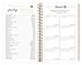 bloom daily planners 2018 Calendar Year HARD COVER Daily Planner - Passion/Goal Organizer - Monthly and Weekly Datebook Agenda Diary - January 2018 - December 2018 - 6