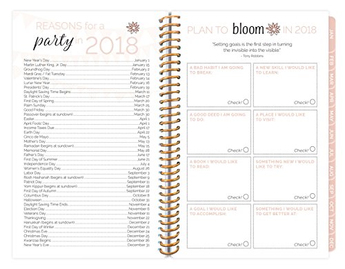 image for bloom daily planners 2018 Calendar Year HARD COVER Daily Planner - Pas