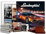 DA CHOCOLATE Candy Souvenir LAMBORGHINI Chocolate Gift Set 5x5in 1 box (Night Prime)