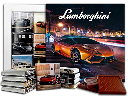 DA CHOCOLATE Candy Souvenir LAMBORGHINI Chocolate Gift Set 5x5in 1 box (Night Prime)