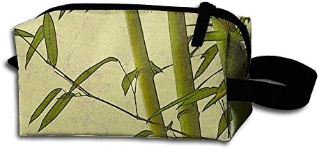Zen Bamboo Design Portable Storage Pouch Bag Handbag