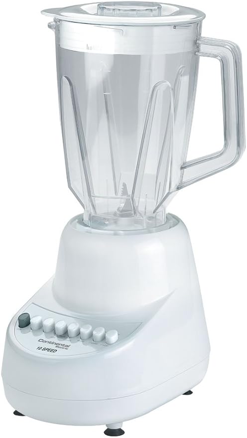 Amazon Com Continental Electric White 10 Speed Blender Electric