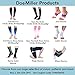 Doc Miller Calf Compression Sleeve - Polka DOTS 1 Pair 20-30mmHg Support