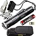 Klarus XT2CR Super Bundle Includes 1600 Lumen Tactical Flashlight, 18650 Battery, Holster, Car Charger, Wall Charger, USB Cable, Lanyard, and Mini USB Light