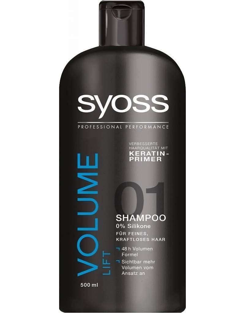 6 x Syoss Professional Performance Shampoo Volume Lift für Feines