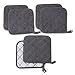 Potholders Set, 6 Pack of Heat Resistant Hot Mat Coasters Pure Cotton Kitchen Everyday Pot Holders, 7