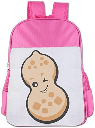 Kanduquyi Cute Peanut Kids' Backpacks Cute Children Backpack Schoolbags For Boys And Girls Pink