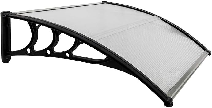 Awnings For Doors Windows Patio Garden Outdoor Rain Snow Sun Cover Canopy 40 Inch X 30 Inch Translucent Amazon Com