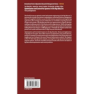 Optimization and Control for Systems in the Big-Data Era: Theory and Applications (International Series in Operations Research & Management Science)