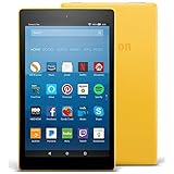 Fire HD 8 Tablet with Alexa, 8" HD Display, 16 GB, Canary Yellow - with Special Offers (Previous Generation - 7th)