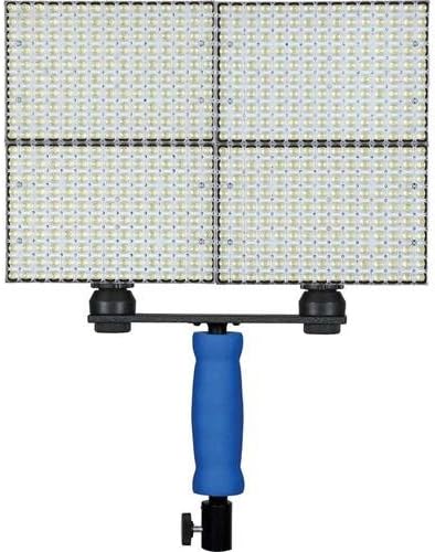 Ledgo LGB150 LED On Camera Light 4x 9W LED Panels Head Kit without Battery, Includes 4x Hotshoe Mounts, Padded Nylon Carry Case, 4x Battery Adapters