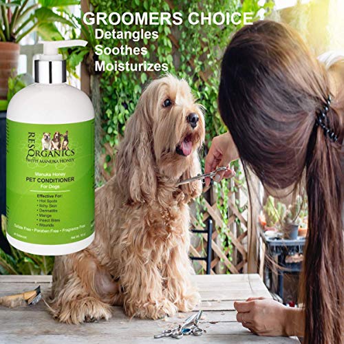 Hypoallergenic Dog Coat Conditioner Detangles & Softens Fur, Calms