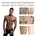 Hair Removal Cream for Men, Depilatory Cream for Men, Hair Remover for Men, Natural Painless Permanent Hair Removal Cream, Plastic Scraper, Used on Bikini, Underarm, Chest, Back, Legs and Arms (1)