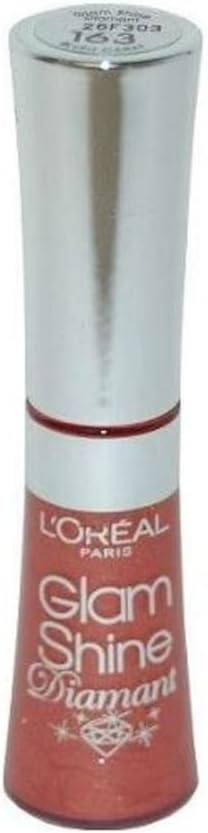 L'Oreal Glam Shine Diamant Lip Gloss 163 Blush Carat 6ml New Sealed