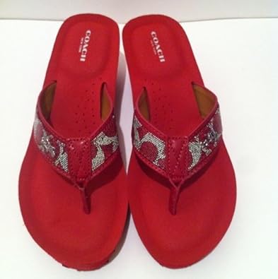 coach jolene flip flops