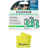Fujifilm 35mm Color Negative Roll Film, 400 ISO (3-Pack)