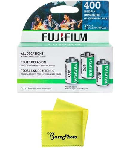 Amazon.com : Fujifilm 35mm Color Negative Roll Film, 400 ISO, 36