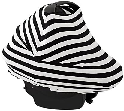 Nursing Breastfeeding Cover Scarf, Kaoriatoty Baby Carseat Canopy Nursing Cover Up for High Chair Shopping Cart