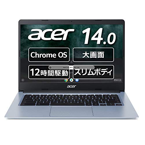 Chromebook Acer 14 Laptop Celeron N4020 4GB Memory 64GB eMMC microSD Card Reader Japanese Keyboard CB314-1H-A14P