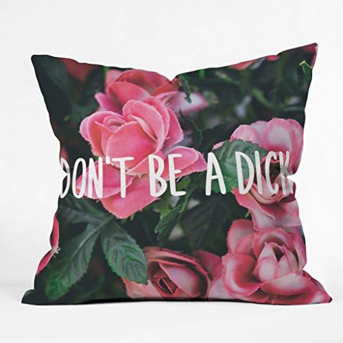 Home Decoration dont be a dick Throw Pillowcase Throw Pillow Cover Square Pillow Case Cushion Cover 16x16 Inches