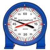 ACCUSPLIT AX850 Lane Timer/Pace Clock, Blue, 15-Inch
