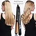 Argus Le 1 Inch Professional Ceramic Ionic Flat Iron Hair Straightener with LED Display, Instant Heat Up Salon Tool for All Hair Styles, Dual Voltage for Worldwide Travel(Auto Shut Off, Black)