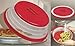 Microwave Collapsible Food Cover (Red)