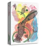 Canvas Wall Art Construction Sketches Canvas Prints Home Artwork Decoration for Living Room,Bedroom - 12x18 inches