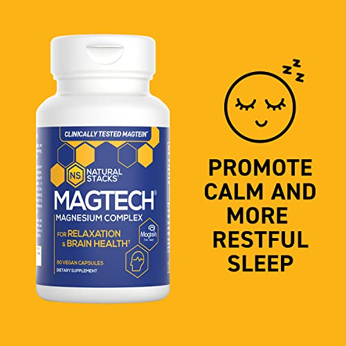 Natural Stacks MagTech Magnesium Supplement Magtein Magnesium L