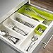 Joseph Joseph DrawerStore Expandable Cutlery Tray, Green