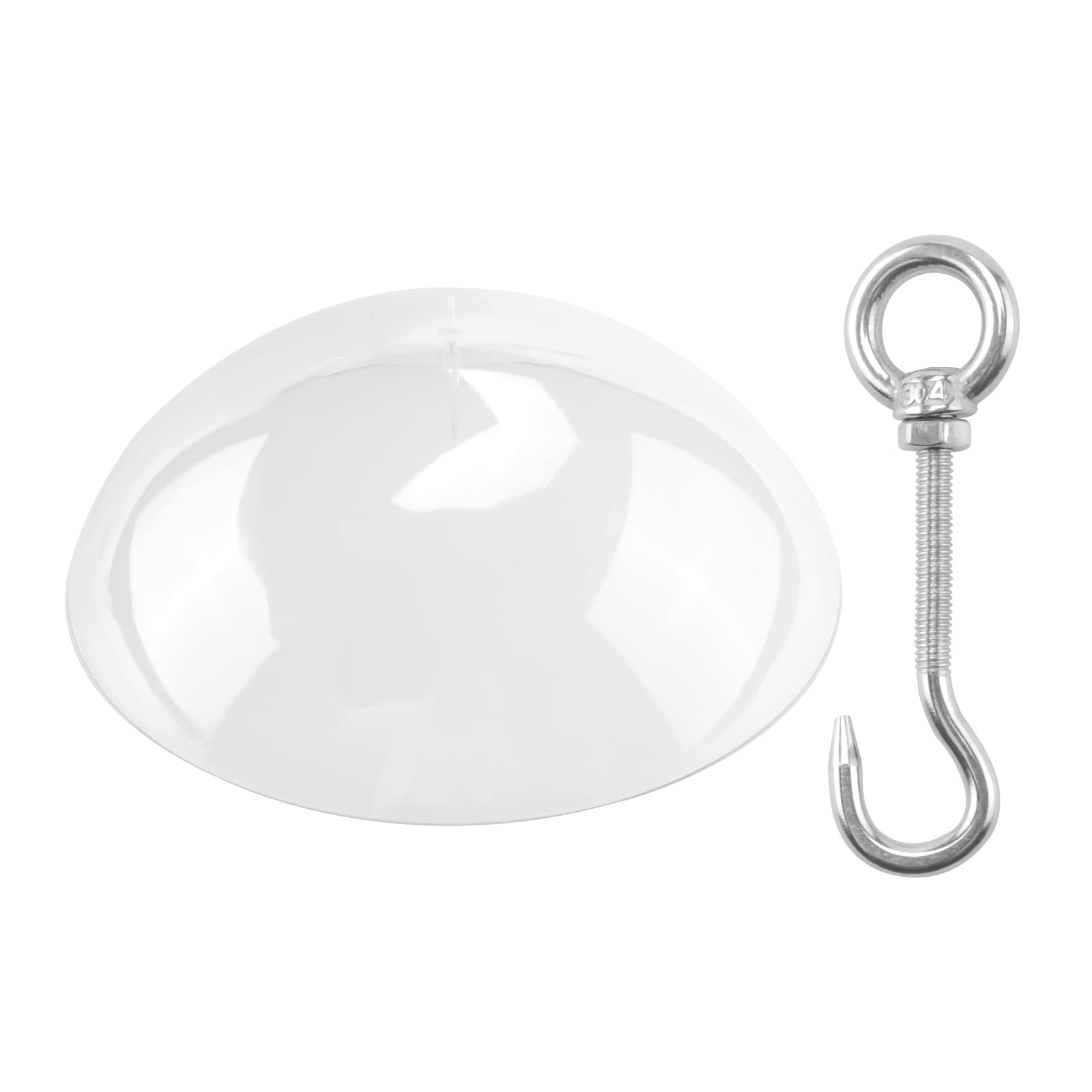 Pvczool Protective Dome Cover for Hanging Bird Feeders Bird Feeders Rain Cover Guard Squirrel Proof Baffle Transparent