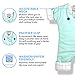 CribCulture 2-Pack Sleepsuit 2-Pack with Adjustable Ventilation for Transitioning Your Infant from Swaddling - Sleep Suit Allows Baby to Move - Wearable Infant Swaddle Blanket for Babies 3-7 Months