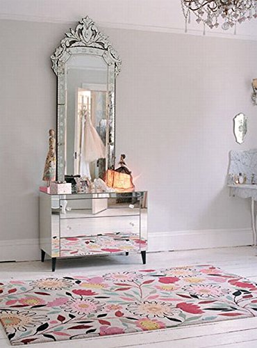 Venetian Design Mirrored Dressing Table