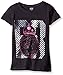 STAR WARS Big Girls' Pink BB-8 Girls 7-16 Short Sleeve Graphic Tee, Black, Medium-8/10