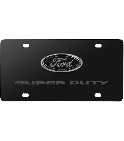 thumbnail image 2 of Ford Logo Acrylic License Plate – Novelty Gift For Car Or Truck Front/Display 2 of 3